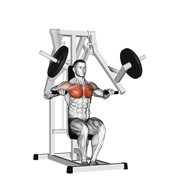 Demostración del ejercicio: Press de Pecho en Máquina: Seguridad y Aislamiento para el Pectoral